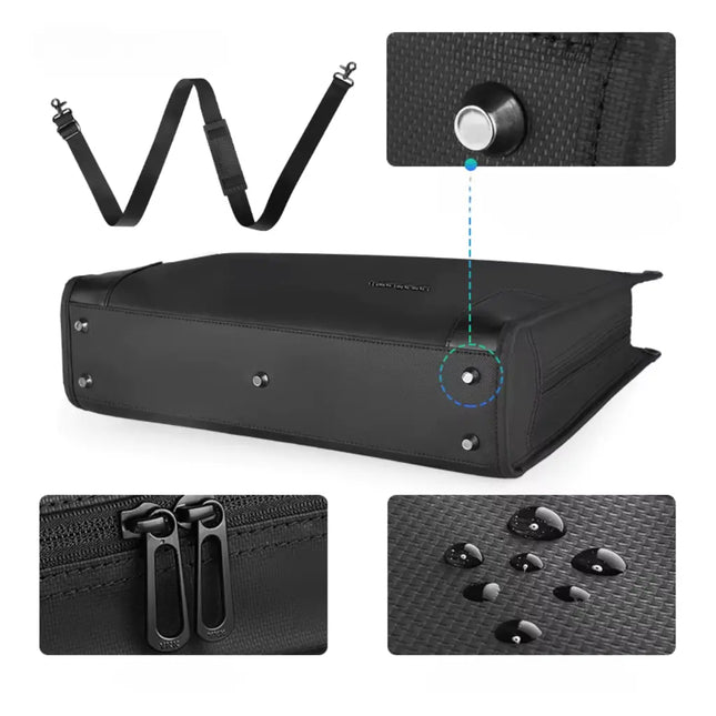 Elegant 15.6" Women's Laptop Tote Bag – Professional, Water-Resistant, and Spacious