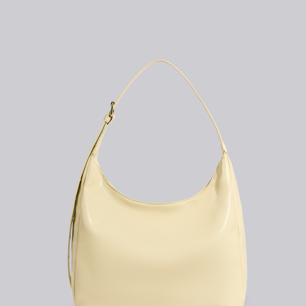 Black Shoulder Bag – Minimalist & Spacious Vegan Leather Design