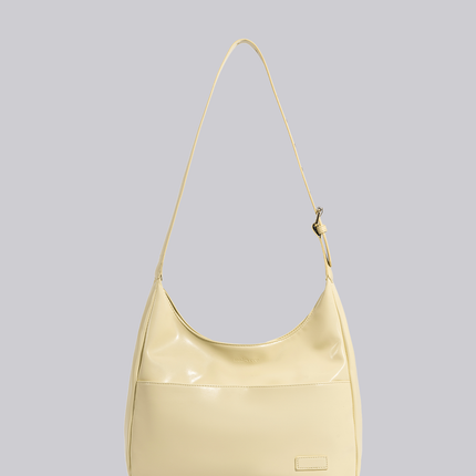 Black Shoulder Bag – Minimalist & Spacious Vegan Leather Design