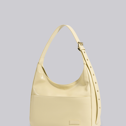 Black Shoulder Bag – Minimalist & Spacious Vegan Leather Design