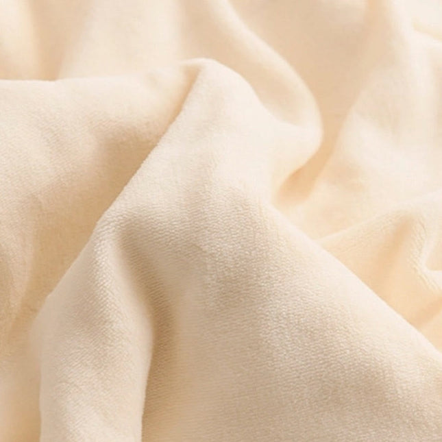 Solid Color Plush Throw Blanket – Luxe Soft Fleece for Living Room & Bedroom Decor