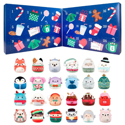 Squishmallows 2025 Advent Calendar – 24 Mini Plush Toys Limited Edition Christmas Set