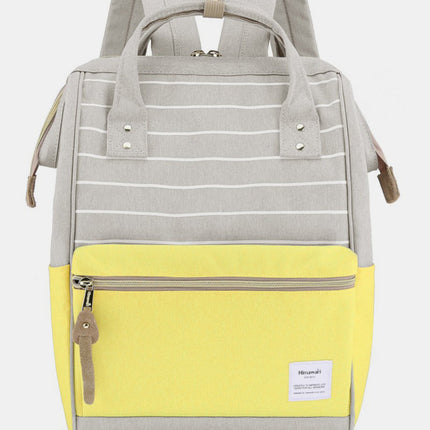 Holly Daze Waterproof Canvas Backpack – Eco-Friendly, Minimalist Japanese Design, Padded Laptop Compartment