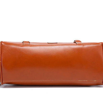 Caramel Flow Large Hobo Bag – Stylish PU Leather Shoulder Bag for Women