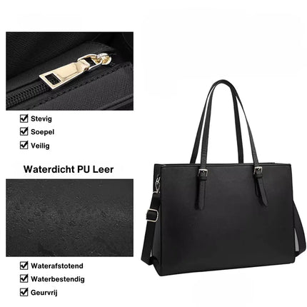 Elegant Women’s 15.6″ Laptop Bag – Chic Work Tote for Professional Women