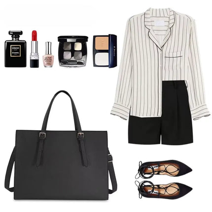 Elegant Women’s 15.6″ Laptop Bag – Chic Work Tote for Professional Women
