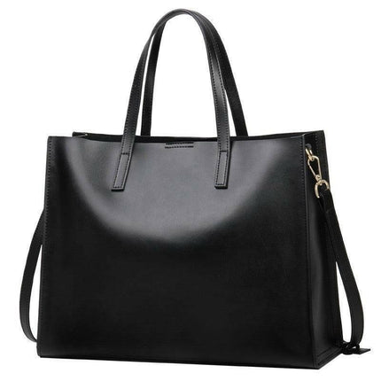 Genuine Leather Tote Bag for Women – Timeless Design, Spacious Interior & Comfortable Shoulder Strap