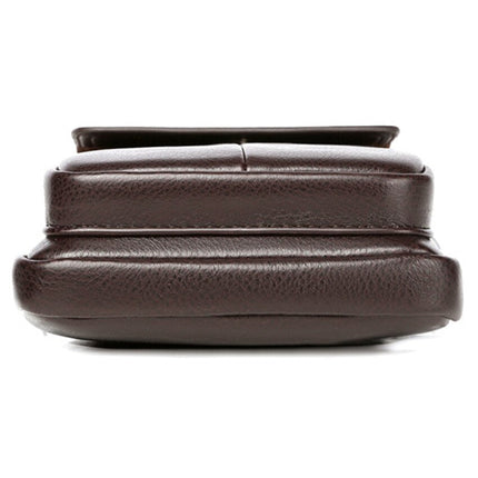 Men’s Anti-Theft PU Leather Crossbody Bag – Stylish & Compact Shoulder Sling