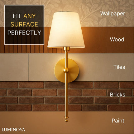 Wireless Peel & Stick Wall Lamp – No Drill, Easy Installation, Modern LED Design