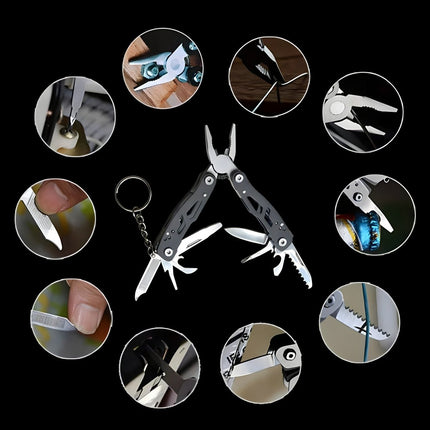 11-in-1 Stainless Steel Multitool Pocket Knife – Compact & Durable – Ideal for Camping, Hiking, Fishing & Everyday Use