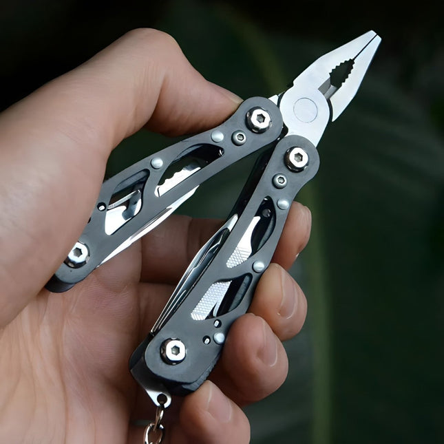 11-in-1 Stainless Steel Multitool Pocket Knife – Compact & Durable – Ideal for Camping, Hiking, Fishing & Everyday Use