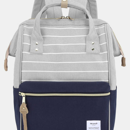 Holly Daze Waterproof Canvas Backpack – Eco-Friendly, Minimalist Japanese Design, Padded Laptop Compartment