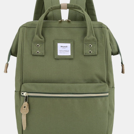 Holly Daze Waterproof Canvas Backpack – Eco-Friendly, Minimalist Japanese Design, Padded Laptop Compartment