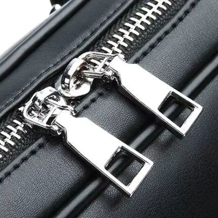 Men's 14-Inch Leather Laptop Bag – Elegant & Professional Briefcase