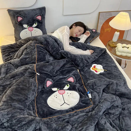 Soft Blanket & Pillow Set – Ultimate Warmth and Coziness