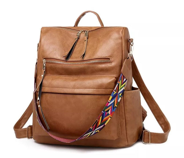Vegan Leather Backpack – Spacious, Comfortable & Stylish