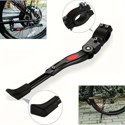 Adjustable Aluminum Bike Kickstand – Universal Side Stand for 12" to 29" Bicycles