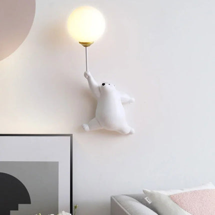 Modern LED Wall Lamp for Kids’ Room 13.2" x 7.5" – Soft Night Light & Stylish Nursery Lighting