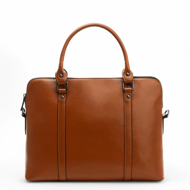 14-Inch Leather Laptop Bag for Women – Elegant, Durable & Water-Resistant