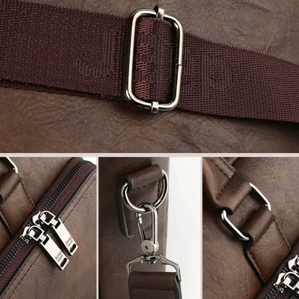 Premium 14-Inch Leather Laptop Bag for Men – Timeless Elegance & Robust Protection