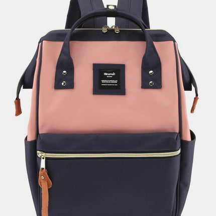 Holly Daze Waterproof Canvas Backpack – Eco-Friendly, Minimalist Japanese Design, Padded Laptop Compartment