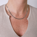 0.08 in / Silver plated