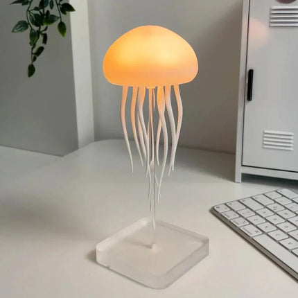 Floating LED Jellyfish Table Lamp – Interactive Color-Changing Mood Light for Living Room & Bedroom