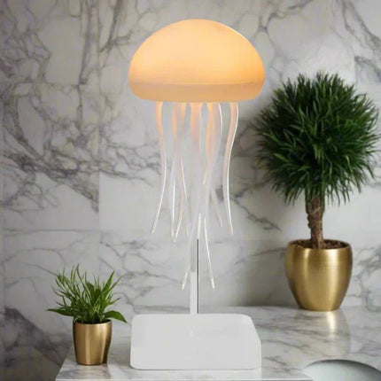 Floating LED Jellyfish Table Lamp – Interactive Color-Changing Mood Light for Living Room & Bedroom
