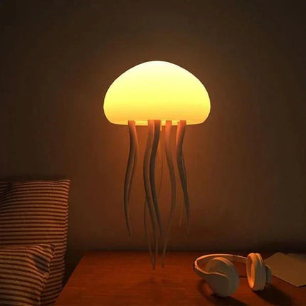 Floating LED Jellyfish Table Lamp – Interactive Color-Changing Mood Light for Living Room & Bedroom