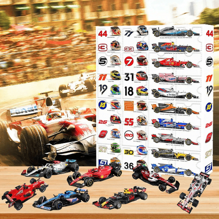F1 Advent Calendar 2025 – 24 Mini Formula 1 Cars for Collectors & Racing Fans
