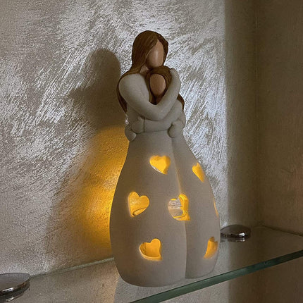 Heart-Shaped LED Table Lamp – Romantic Warm White Light for Bedroom & Home Decor