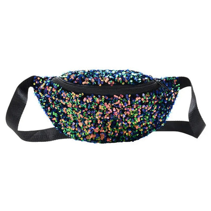 Trendy Crossbody Fanny Pack with Vibrant Print – Adjustable Waist Bag for Daily Use & Festivals