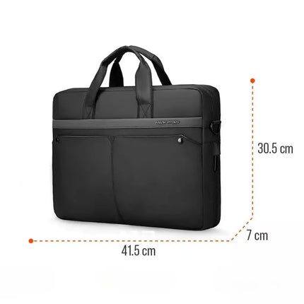 Waterproof 15.6″ Laptop Bag for Men – Professional Business Briefcase, Rainproof Messenger
