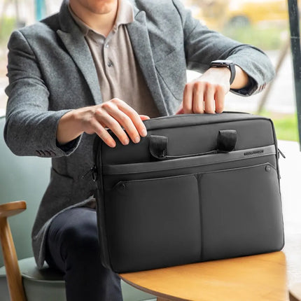 Waterproof 15.6″ Laptop Bag for Men – Professional Business Briefcase, Rainproof Messenger