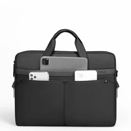 Waterproof 15.6″ Laptop Bag for Men – Professional Business Briefcase, Rainproof Messenger