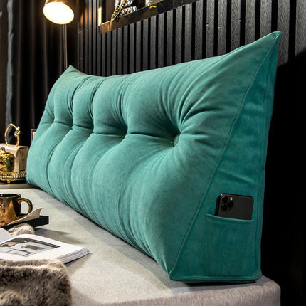 Oversized Bed Backrest Cushion – Ergonomic Headboard Pillow for Reading, TV & Work in Bed