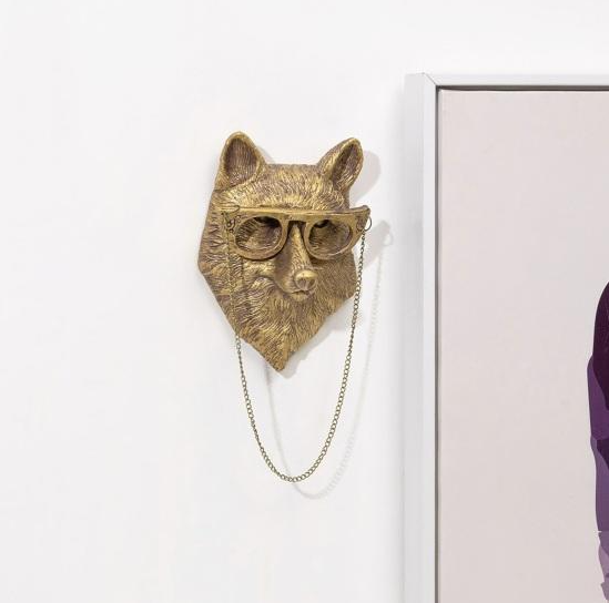 Vintage Stag Head Wall Decor – Faux Taxidermy Resin Sculpture for Rustic & Woodland Home Accents