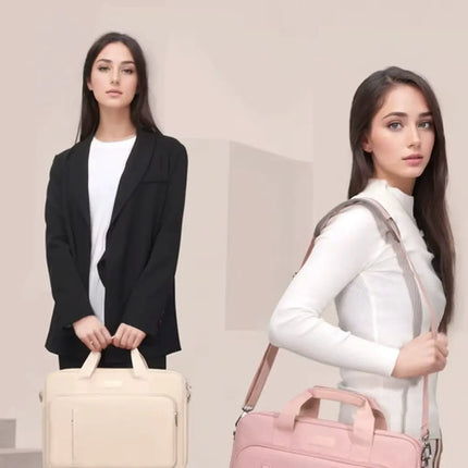 Stylish & Water-Resistant Laptop Bag for Women – Fits 13" to 15" Laptops