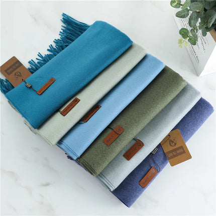 Krystal Cashmere Scarf – Women's Premium Warm & Stylish Winter Shawl in 10 Trendy Colors