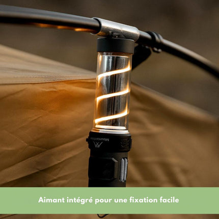 3-in-1 USB Rechargeable Camping Lamp with Fan & Tripod Stand