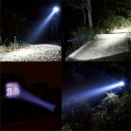 Tactical LED Flashlight – 1000 Lumens, Zoomable, Waterproof, 5 Modes, Compact Design