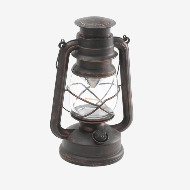 Vintage LED Camping Lantern – USB Rechargeable & Dimmable – Retro Style for Outdoor & Indoor Use
