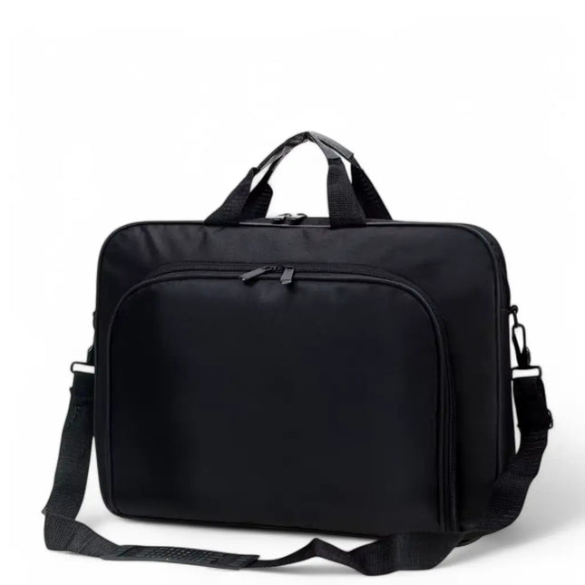 Ultralight 17-Inch Black Laptop Bag – Spacious, Stylish & Travel-Ready