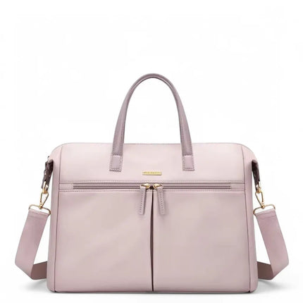 Pink 15.6-Inch Laptop Bag for Women – Stylish Protection for Work & Study
