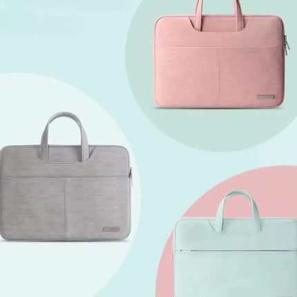 13.3-Inch Lightweight Women's Laptop Bag – Stylish Pastel Colors for Daily Use