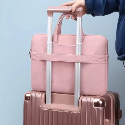 13.3-Inch Lightweight Women's Laptop Bag – Stylish Pastel Colors for Daily Use