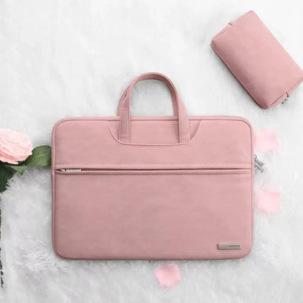 13.3-Inch Lightweight Women's Laptop Bag – Stylish Pastel Colors for Daily Use
