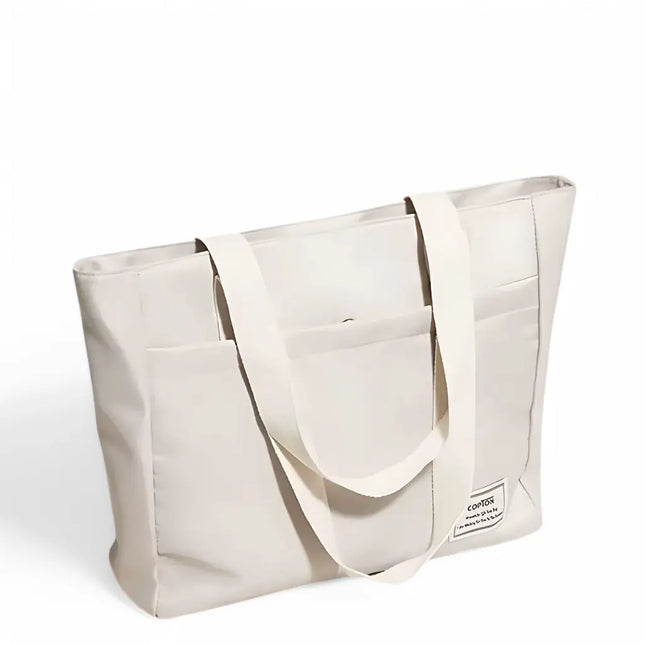 White Canvas Tote Bag – Spacious & Durable Everyday Carry Bag