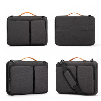 Waterproof Laptop Bag – Stylish Grey Tote for 15.6" Laptops