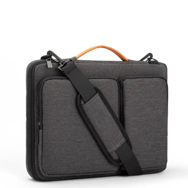 Waterproof Laptop Bag – Stylish Grey Tote for 15.6" Laptops